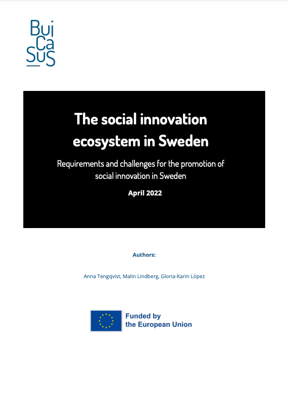 The social innovation ecosystem in Sweden (2022)