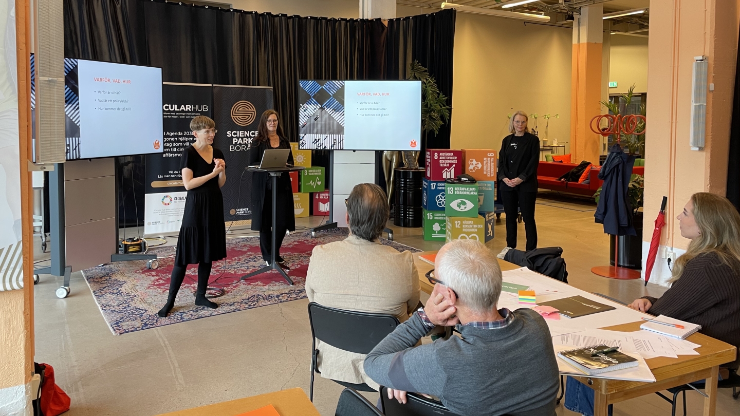 Policylabb och forskarmöten – en dag för framtidens samhällslösningar