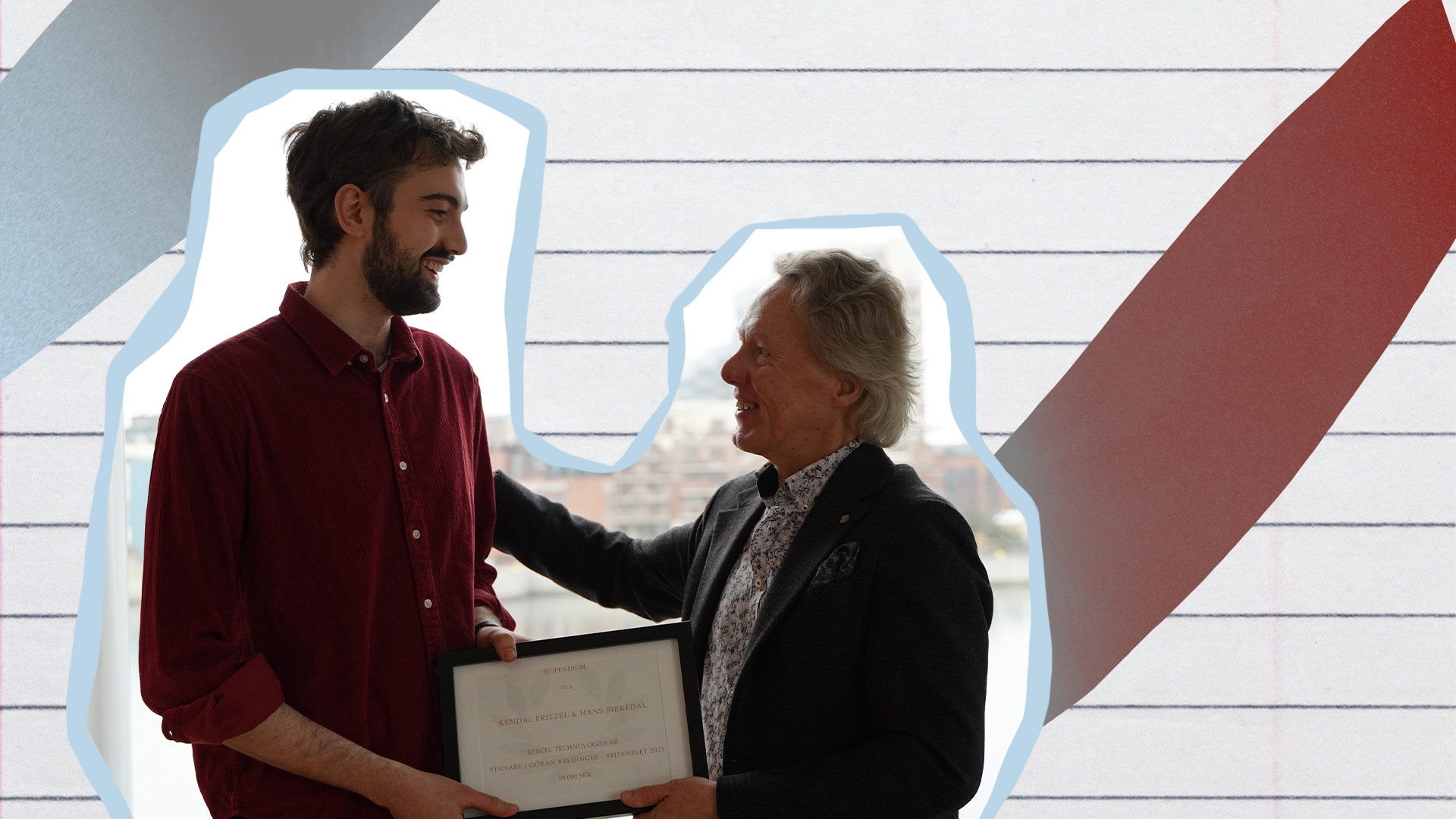 Kendal Fritzell mottar stipendium för 2025 av Göran Bredinger